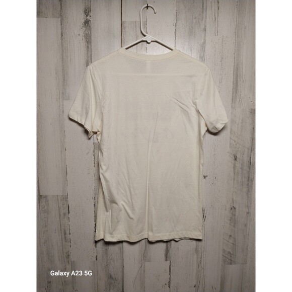 Sorry For What I Said Before Coffee Women's XL Cream Tee Shirt - Picture 5 of 5